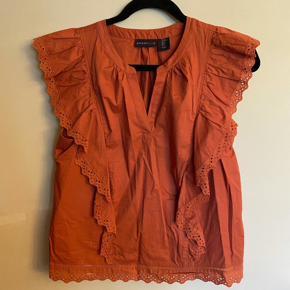 Amaryllis Tank Top with Cut Out Detail